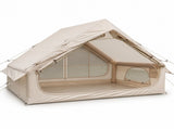 Weisshorn Inflatable A-Frame Camping Tent Large Outdoor Glamping Beige XFSK-KH-DD-ST