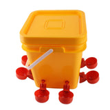 Automatic Chicken Waterer Cup with 12L Handheld Barrel Poultry Drinking Equipemnt for Goose Duck V1294-YM0901-3111230182711
