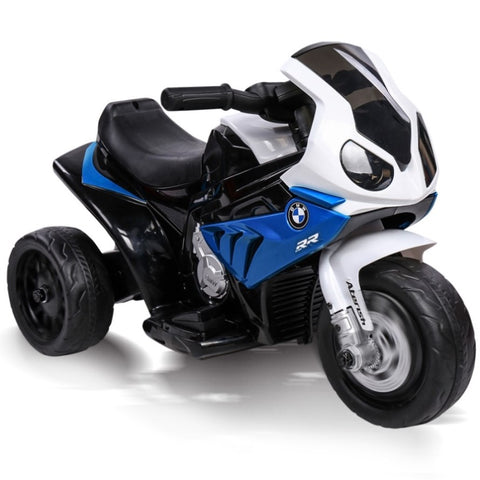 Rovo Kids Licensed BMW S1000RR Ride On Motorbike with Battery and Charger, Blue V219-TOYROTRVS1BB