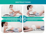 Adjustable Air Lumbar Spine Reliever Inflatable Back Stretcher with Acupressure & Magnets V1181-RM0044