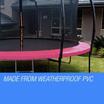 UP-SHOT 12ft Pink Replacement Trampoline Pad-Spring Reinforced Round Outdoor V219-KIDPADUPSA2PK