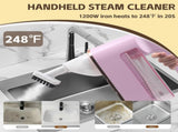Multifunctional Handheld Steamer for Clothes Furniture Carpet with 9.8ft Hose V1263-JX-5898