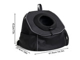Ventilated Adjustable Pet Backpack - Carrier for Small to Medium Dogs and Large Cats, Purple V888-ELOSUNG33073