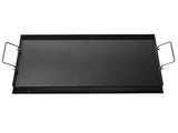 Carbon Steel Griddle, 24x16 inch Universal Flat Top Rectangular Plate, Gas Grill Griddle for BBQ V952-DCJPTG2416IN6RCEUV0