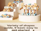 DIY assembly toy, wooden building set, electric drill toy for kids, educational construction toy, V1102-819-47387-MLT-125PCS