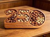 250th Anniversary USA Wooden Snack Platter, 2026 Commemorative Charcuterie Serving Tray for V1366-AZ2-W-20895