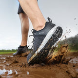 Steel Toe Shoes for Men US Size 11 Athletic Work Shoe Sneakers Black V952-NSHJJZXYDXXHFCB6FV0