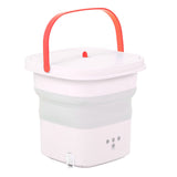 Mini Washing Machine Foldable Small Washing Machine Wash and Dry with Drain Basket for Kids Clothes V1294-YM0901-3113230159414