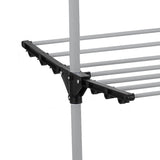 CARLA HOME Folding 3 Tier Clothes Laundry Drying Rack with Stainless Steel Tubes for Indoor & LSB-36029