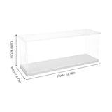 Clear Acrylic Display Case with Multi-Tier Space-Saving Stand for Collectibles, Perfect for Home and V1192-AZ-W-22500