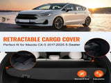 Retractable Cargo Cover for Mazda, Upgraded Waterproof Trunk Cover Security Shield Shade for Mazda V952-YCKSSSHCGYCK3IQI4V0