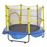 5FT Trampoline for Kids, 60" Indoor Outdoor Trampoline with Safety Enclosure Net, Basketball Hoop V952-DWYXBC5YCDWYPRW3SV0