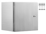Steel Electrical Box, 60x50x20 cm, 304 Stainless Steel Electrical Enclosure Box, Wall-Mounted V952-BXGDQX24X20XC3Z3EV0