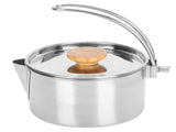 Stainless Steel Kettle Portable Folding Coffee Tea Pot for Outdoor Barbecue Camping Picnic V1294-YM0901-3111200245811