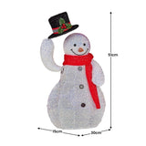 Christabelle 51cm Animated Snowman Christmas Display Multi-Colour LED Lights Xmas Decoration 112_SHE108