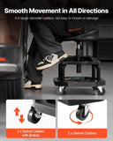 VEVOR Rolling Shop Stool Adjustable Height Garage Seat 136 kg Load with Caster V952-QXGKJXCDDJLGJXPXEV0