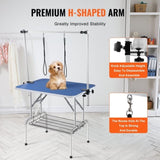 Pet Grooming Table Two Arms with Clamp, 915 x 610mm Dog Grooming Station, Foldable Pets Grooming V952-ZDMRZ36INCHSQMXV6V0