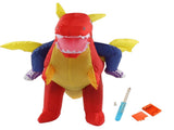 Inflatable Costume Dinosaur Riding Funny Costume Riding Blow Up Costume For Indoor Outdoor Adult V1294-YM0521-3115230019711