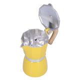 300ML Coffee Pot Moka Maker Coffee Kettle for Gas Stove Ethanol Stove Electrothermal FurnaceYellow V1294-YM0901-3118210170212