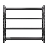 Giantz 2Mx1.8M Garage Shelving Warehouse Rack Pallet Racking Storage Shelf Black WR-F-20186-200BK-ABC