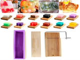 Purple Multifunction DIY Adjustable Hand Made Soap Cutter Mold Wire Cutting Machine V1294-YM0901-3112200118911