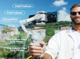 Portable Mobile Intelligent Gimbal 3 Axis Handheld Foldable and Rechargeable Smartphone Stabilizer 8 V985-INTELLIGENTGIMBAL