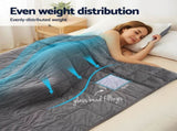 Giselle Bedding Weighted Blanket Fleece Sherpa Heavy Blanket 4.5KG WBLANKET-DUAL-152-45KG