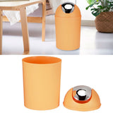 Mini Flip Lid Home Living Room Bedroom Desktop Bedside Plastic Trash Can Garbage BinOrange V1294-YM0901-3117200123612