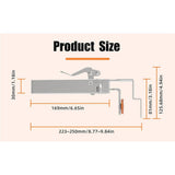Adjustable Fixing Clamp, Front Installation Clips 2Pcs, for Cabinet Installation Tools V1192-AZ-W-4657