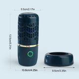 Mini Portable Dishwasher and Fruit Vegetable Cleaning Machine USB Rechargeable Compact Countertop V1192-AZ-W-34190