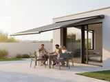 4.0m x 3.0m Retractable Folding Arm Awning Heavy Duty Full Cassette Motorised V63-821223