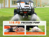 ATV Sprayer 60 L/15.9 Gal ATV/UTV Spot Sprayer with A Nozzle Boom 1.9 GPM V952-STCPWQ15JL60UTRA7V9