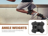 1Pair Multiuse Adjustable Ankle Weights for Fitness Training and Core Strength V1192-AZ-W-23912