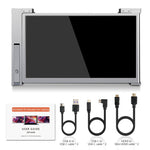 Dual Portable Triple Fold 1080P IPS FHD Monitor Screen Extender For Laptop 11.9" Grey V255-S11-BK