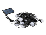 Ground String Light 25 RGB Bulbs IP66 Waterproof APP Bluetooth 2.4G Remote Control Solar Powered V1294-YM0901-3119240075311