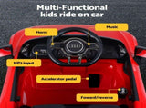 Ride On Car Licensed Audi R8 12V Electric Car for Kids Battery Red RCAR-R8-S-RD