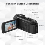 Digital HD Camera with Rotating Screen V728-LP1005007038370831