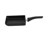 Tamagoyaki Rectangular Non-Stick Saucepan, Black Plastic Handle Omelet Frying Pan V1263-JX-2975