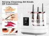 3-in-1 Electric Makeup Brush Cleaner & Dryer Touchscreen Control, UV Sanitizing, 5-Min Auto Clean, V1107-CS-HZPQXQ