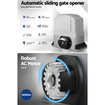 Automatic Sliding Gate Opener & Hardware Kit GO-DSR1200-SV-172-RX3