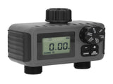 NH3/4 Inch Water Timer 2 Zone Large Screen Outdoor Sprinkler Timer Automatic Watering Garden Hose V1294-YM0901-3111240189011