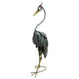 Crane Statue Looking Down 20x70cm V637-71635CRN