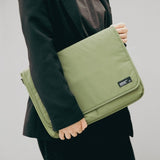 15.6/16 inch Laptop Sleeve Padded Shoulder Bag Travel Carry Case LATO KHAKI V274-OF-DST-LAPBG108L-KH