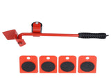 Furniture Mover Lifter Easy Slides Heavy Duty Transport Lifting Roller Tool with Ripping Bar V1294-YM0901-3117200157311