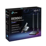 TP-Link Archer TBE550E BE9300 Wi-Fi 7 Bluetooth 5.4 PCIe Adapter, 6GHz5760 Mbps, 5GHz2880 Mbps, V1202-V2-NWTL-ARCHERTBE550E