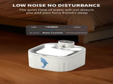 U7 Cat Water Fountain Waterer 3L/101oz, Wireless & USB Rechargeable Pet Water Fountain with 304 V1243-U7PETWATERFOUNTAIN