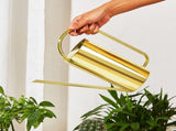 Plants Watering Can Long Spout 1500ml Large Capacity Watering Kettle Stainless Steel Pot Gardening V1294-YM0706-3111230176911
