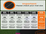 Kahuna 16ft Replacement Trampoline Safety Pad Cover and Jumping Spring Mat - Orange KAH-PDMAT-16-OR