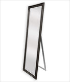 French Provincial Ornate Mirror - Black - Free Standing 50cm x 170cm V292-MIRR-FRN018