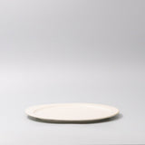 Plate Organic Flat 25.5cm Craft White Glaze V637-C7588